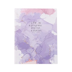 Тетрадь на кольцах 80л кл PRIMAVERA, со смен блоком, тв обл, бл 60 г/м2
