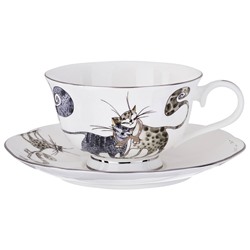 ЧАЙНЫЙ СЕРВИЗ НА 6 ПЕРСОН 15 ПР. "КОТИКИ" 1000/600/300/250 МЛ (КОР=2НАБОР.)