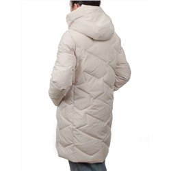 760 LT. BEIGE Пальто зимнее женское (170 гр. холлофайбер)