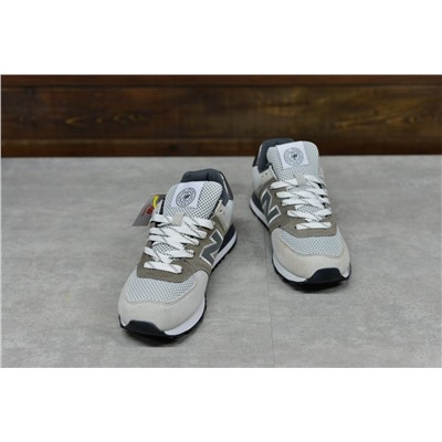 New Balance 574 из натуральной замши и текстиля
