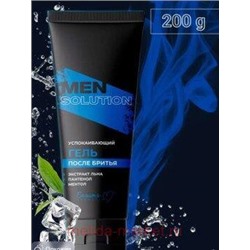 Белита Men solution Успокаивающий гель после бритья,200г.