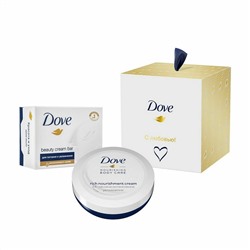 Набор подарочный DOVE 2 предмета С Любовью для вас (Дезодорант шариковый 50 мл +Крем для рук 50 мл)
