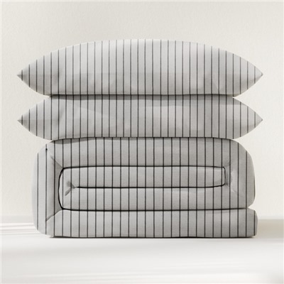 Постельное бельё Этель евро Stripes 200х215 см,225х240 см,50х70± 3 см - 2 шт, новосатин