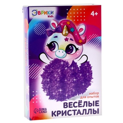 Набор для опытов «Чудесные кристаллы», единорожка