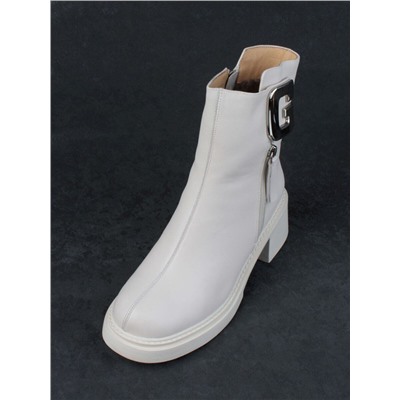 04-M3-L802 BEIGE Ботинки зимние женские (натуральная кожа, натуральный мех)