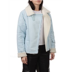 S24-163 BLUE Куртка демисезонная женская (100 гр. холлофайбер)