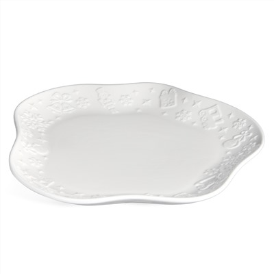 НАБОР ФИГУРНЫХ ТАРЕЛОК ЗАКУСОЧНЫХ LEFARD "NUTCRACKER" 2 ШТ. 20,5*2 СМ (КОР=16НАБ.)