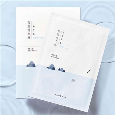 ROUND LAB Ультратонкая маска для глубокого увлажнения / 1025 Dokdo Hydrating Water Gel Mask Sheet, 30 мл, 1 шт.