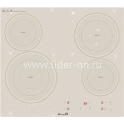 Варочная панель электрическая ELTRONIC (88-27) 4 конфорки (бежевая)