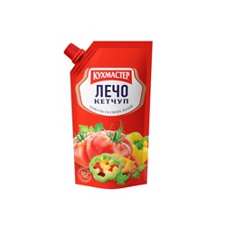 Кетчуп КУХМАСТЕР  "Лечо", 260 г (дой-пак), Кетчуп «Лечо»