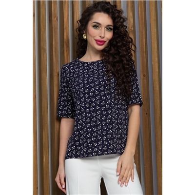 Блуза Джоан (синяя) Б13082-16М