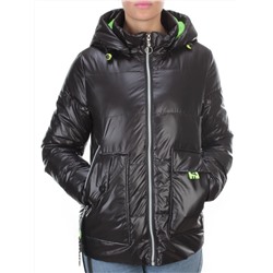 8263 BLACK Куртка демисезонная женская BAOFANI (100 гр. синтепон)