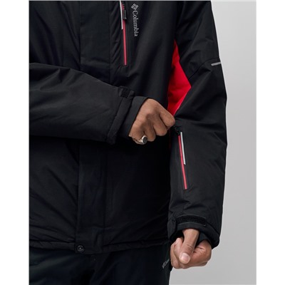 Горнолыжный костюм мужской зимний красного цвета 07715Kr