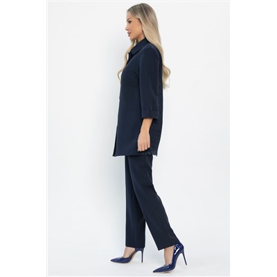 Костюм с брюками Ксанти НЬЮ (синий) К14502-3М