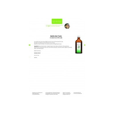 Krauterhaus Sanct Bernhardt Nettle Hair Tonic, 150 мл