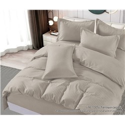 Микросатин Страйп “Тёплый Серый”