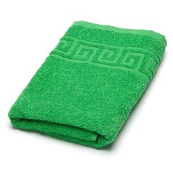 Полотенце махровое ярко-зелёное г-к