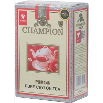 Champion. Pekoe черный 250 гр. карт.пачка