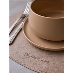 Салфетка сервировочная Drop, 33х41 см, коричневая/бежевая