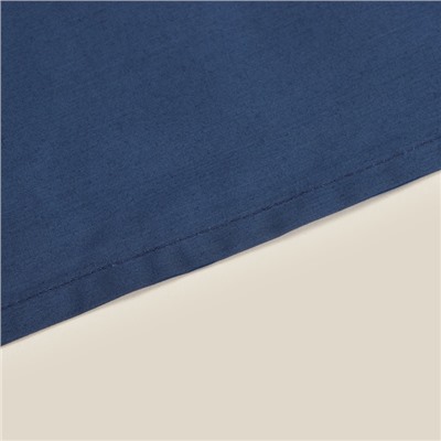 Простыня 1.5 спальная SL Home Percale 300ТС, 160×235 см, синяя, хлопок 100%
