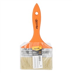 Кисть плоская Slimline 4" (100 мм) натуральная щетина, деревянная ручка Sparta