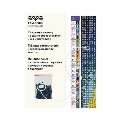 Алмазная мозаика ТРИ СОВЫ "Кошачий космос", 40*50см, холст на деревянном подрамнике, картонная коробка с пластиковой ручкой