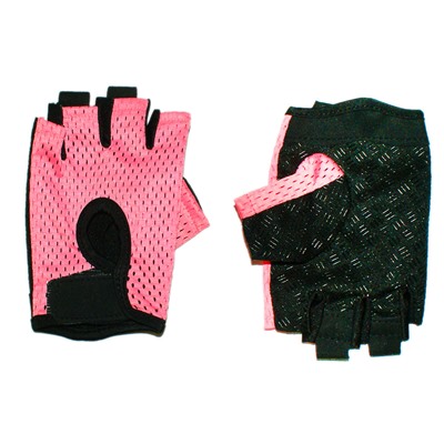 Велосипедные перчатки BP-MY-B01-Р цвет Розово-Черный
