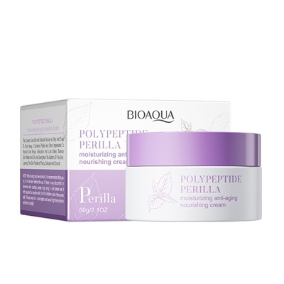 Антивозрастной крем для лица с экстрактом периллы Bioaqua Polypeptide Perrila Moisturizing Anti-AgingNourishing Cream, 60 гр