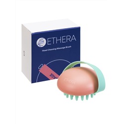 ETHERA Массажная силиконовая щётка для мытья головы, розовый