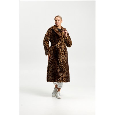 Шубка утеплённая 26558 (леопардовый)