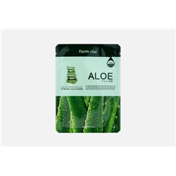 Маска для лица тканевая с экстрактом алоэ, Visible Difference Mask Sheet Aloe, FarmStay, 23 мл