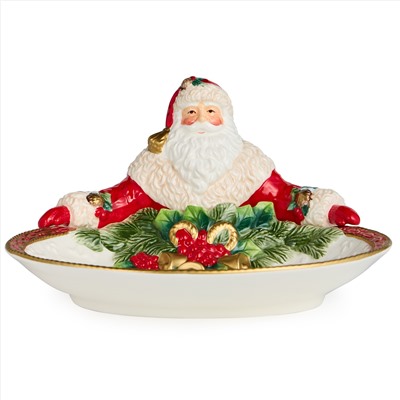 БЛЮДО LEFARD "ДЕД МОРОЗ" ГЛУБОКОЕ 22*21*12 СМ