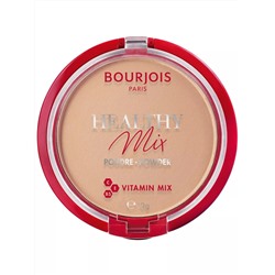 1 Bourjois компактная пудра HEALTHY MIX т.04 golden beige
