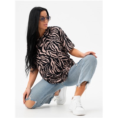 Футболка "Зебра" какао