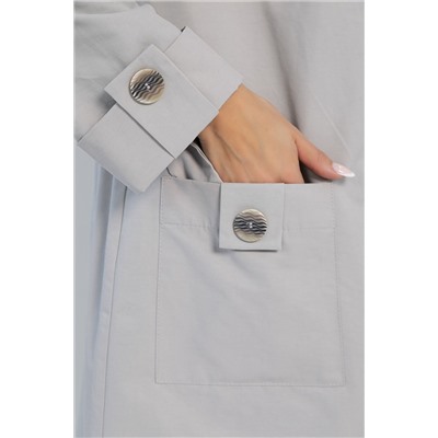 Плащ Гелла (серый) П13015-14М