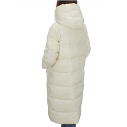 H-2202 WHITE Пальто зимнее женское (200 гр .холлофайбер)
