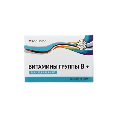 Витамины группы В, 30 капсул, 300 мг