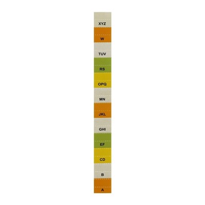 Папка для бумаги А4 пластиковая Calligrata, 12 отделений, фиолетовая