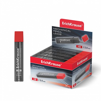 Грифели 2.0мм HB 10шт ErichKrause 48773/30/Китай