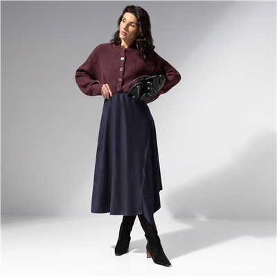 Юбка асимметричного кроя, Грация рассвета (синяя)