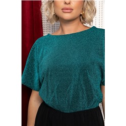 Комбинезон Вечерний образ (морская волна/черный) К14649-41М