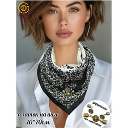 Платок на шею с украшением Артикул 2455/30