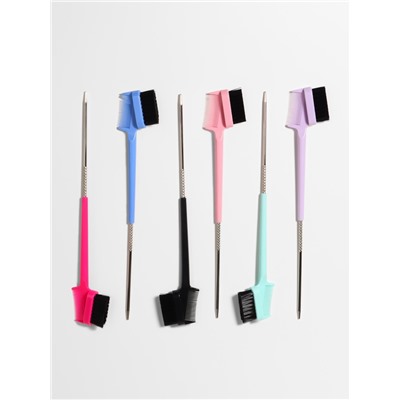 Расчёска - щётка для укладки волос, 21×3.6 см, МИКС