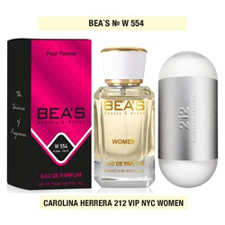 Beas W554 Carolina Herrera 212 Women edp 50 ml, Парфюм женский Beas W554 создан по мотивам аромата Carolina Herrera 212