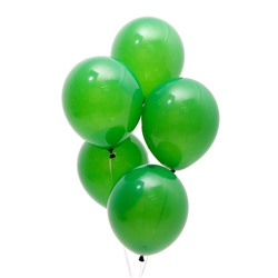 Шар латексный 9», пастель, набор 100 шт., цвет натуральный зелёный (forest green)