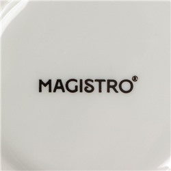 Чайник фарфоровый заварочный Magistro «Бланш», 600 мл, цвет белый