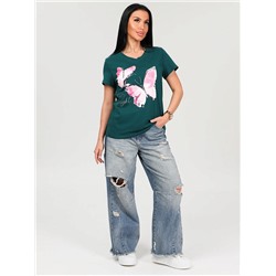 Футболка Поликсена изумрудный ИвК