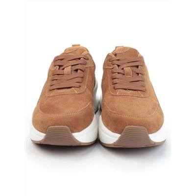 05-A504-3 BROWN Кроссовки женские (натуральная замша)