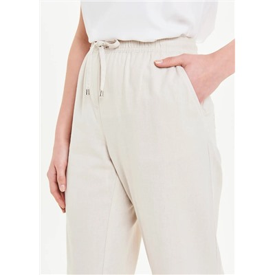 Wide Leg Linen Trousers