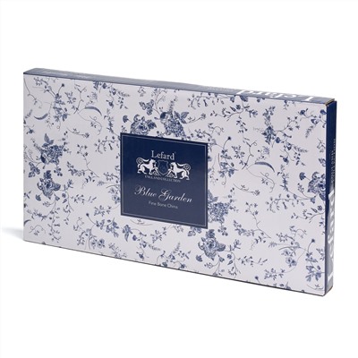 БЛЮДО ОВАЛЬНОЕ LEFARD "BLUE GARDEN" 35,5*19*2,5 СМ